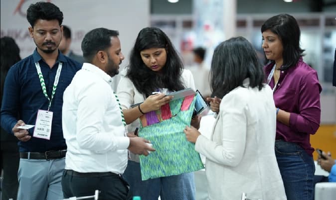 Models walking runway in lingerie